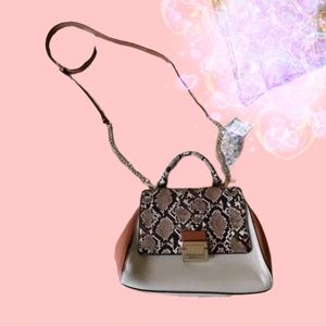 Aldo 12x8 crossbody satchel w/tote handle